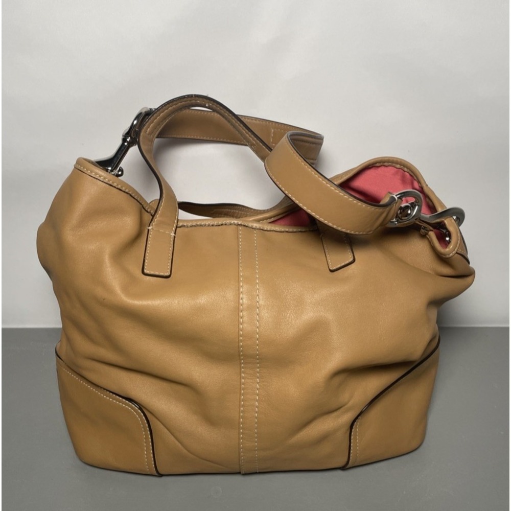 Coach New York Hadley Leather Satchel Shoulder Bag F27728 - Picture 2 of 10